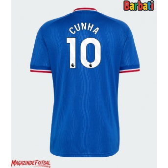 Manchester United Matheus Cunha #10 Tricou Fotbal Replică 2026-27 Barbati Deplasare